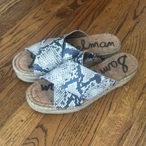 Sam Edelman “Natty” flat form espadrilles